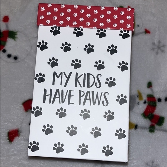 ❤️NWT EVERGREEN 17 OZ CERAMIC MY KIDS HAVE PAWS MUG W LID❤️ - Picture 2 of 7